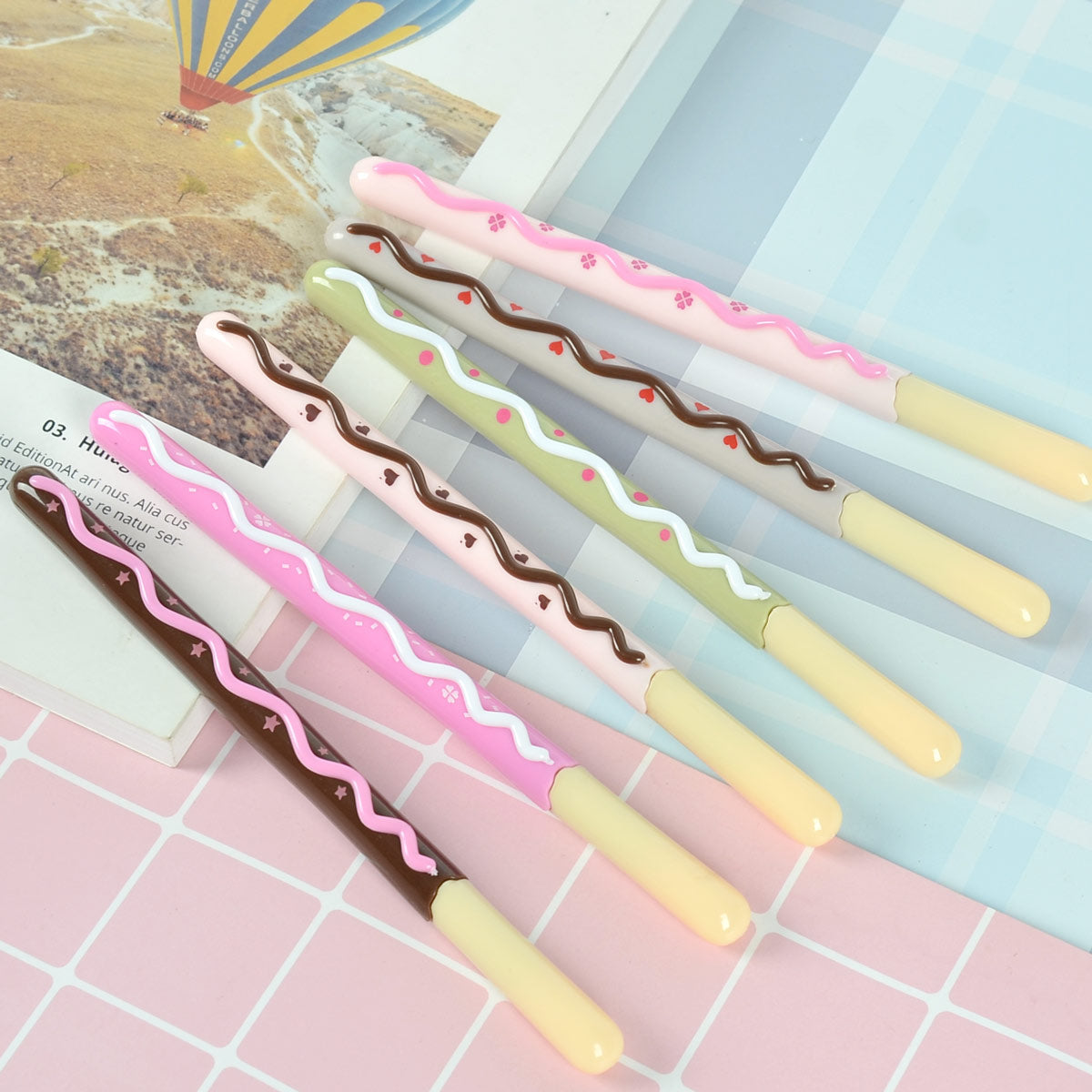 Chocolate Bar Scented Gel Pens