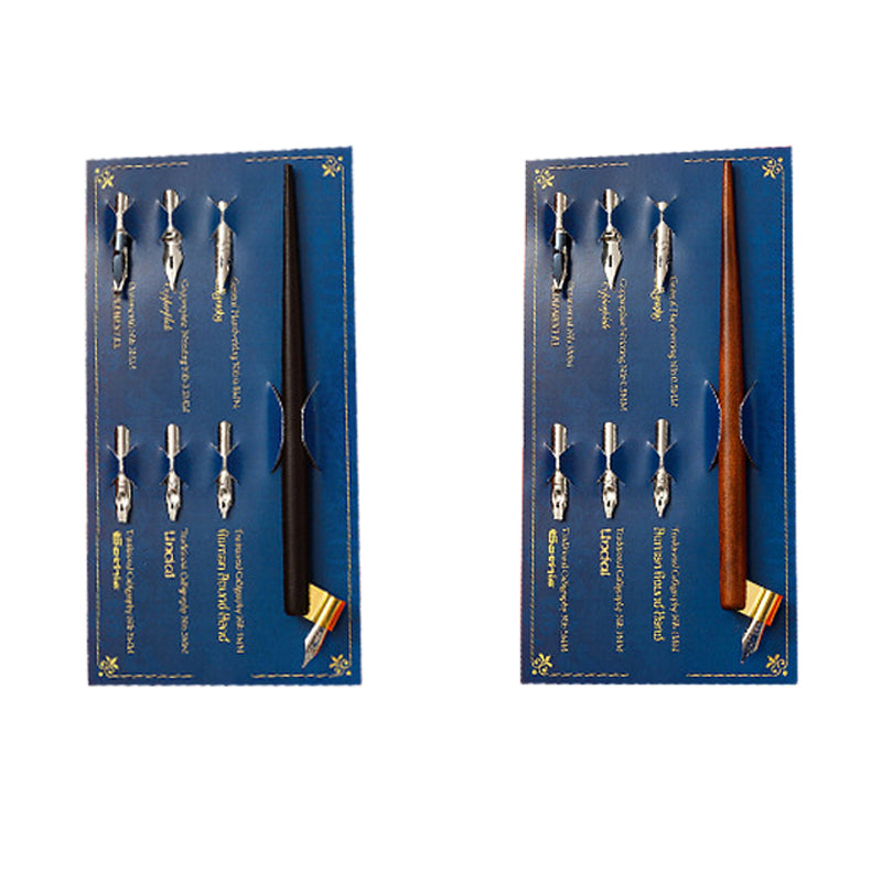 Calligraphy Dip Pen Set with 6 Interchangeable Nibs