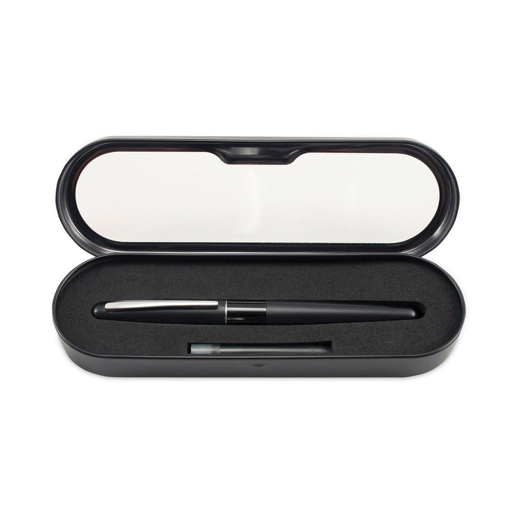 Pilot MR Metropolitan Collection Fountain Pen, Medium 1 mm, Black Ink, Black