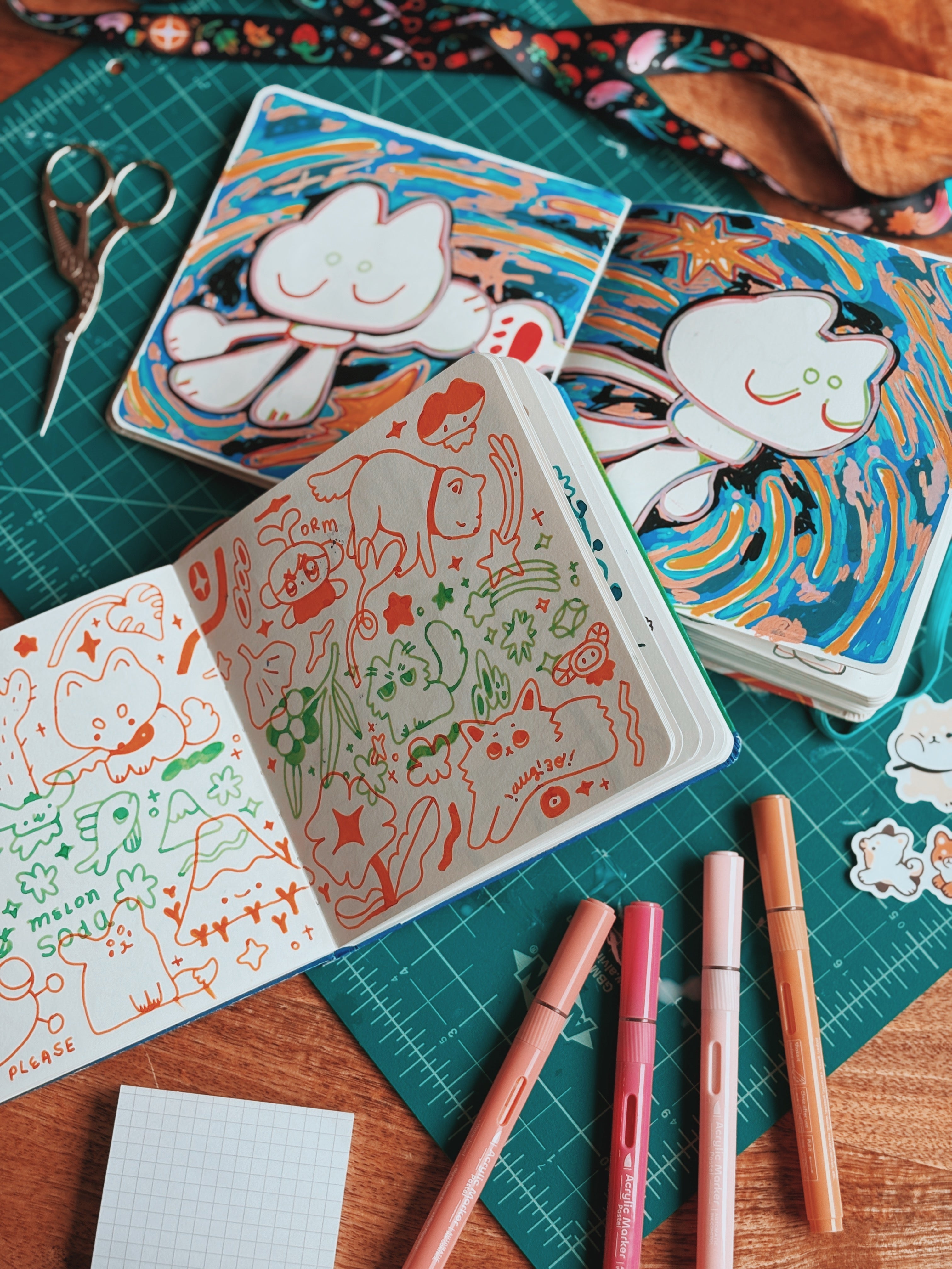Artist Sketchbooks — Smooth & Textured Paper | 5.7×5.7in