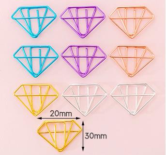 Kawaii Shaped Paper Clips — Set of 10