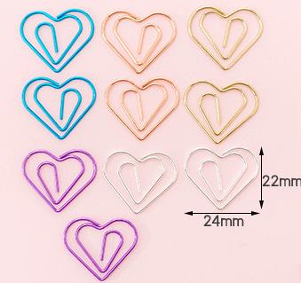 Kawaii Shaped Paper Clips — Set of 10