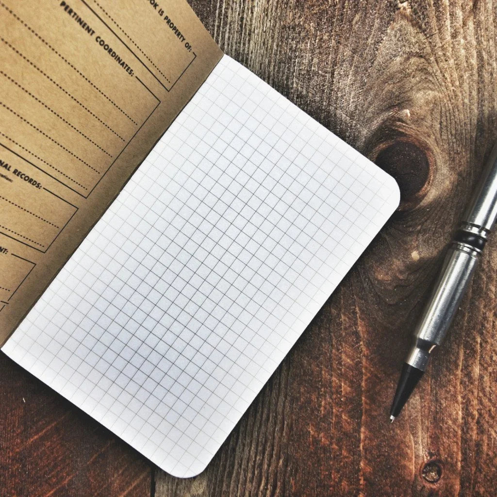 Field Notes Pocket Notebook | Graph Paper & Waterproof Options | Made in USA