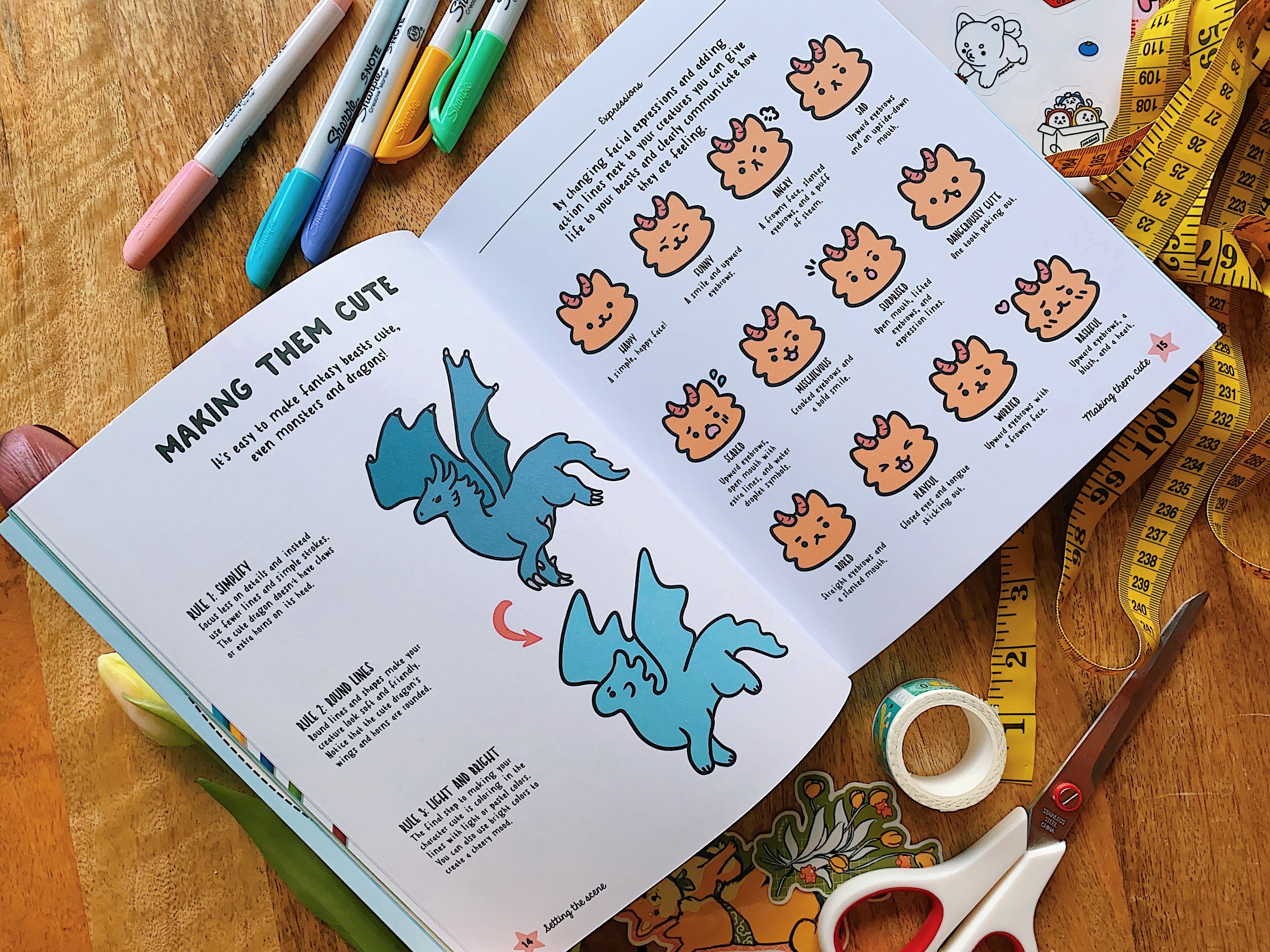 How to Draw Cute Beasts (signed)