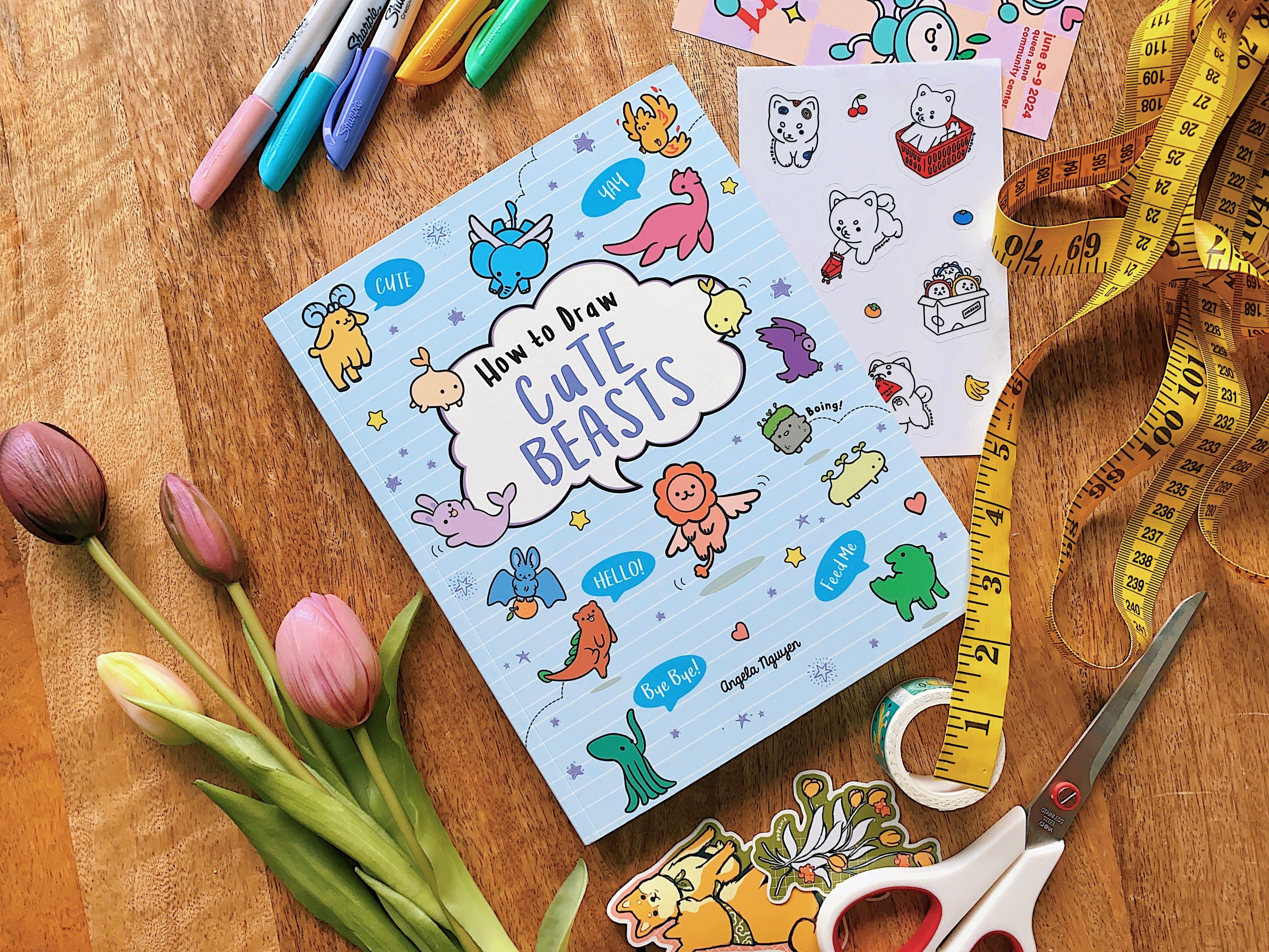 How to Draw Cute Beasts (signed)