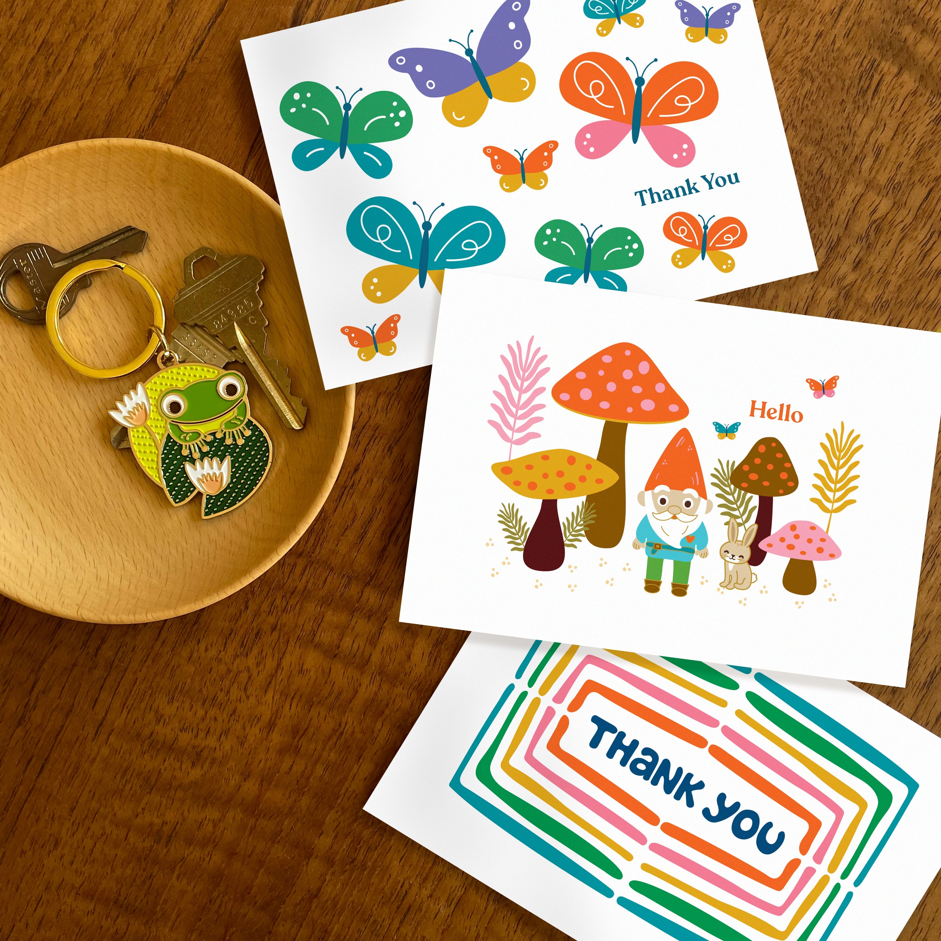 Butterflies Thank You Card