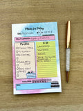 Book Lover Task and Checklist Notepad