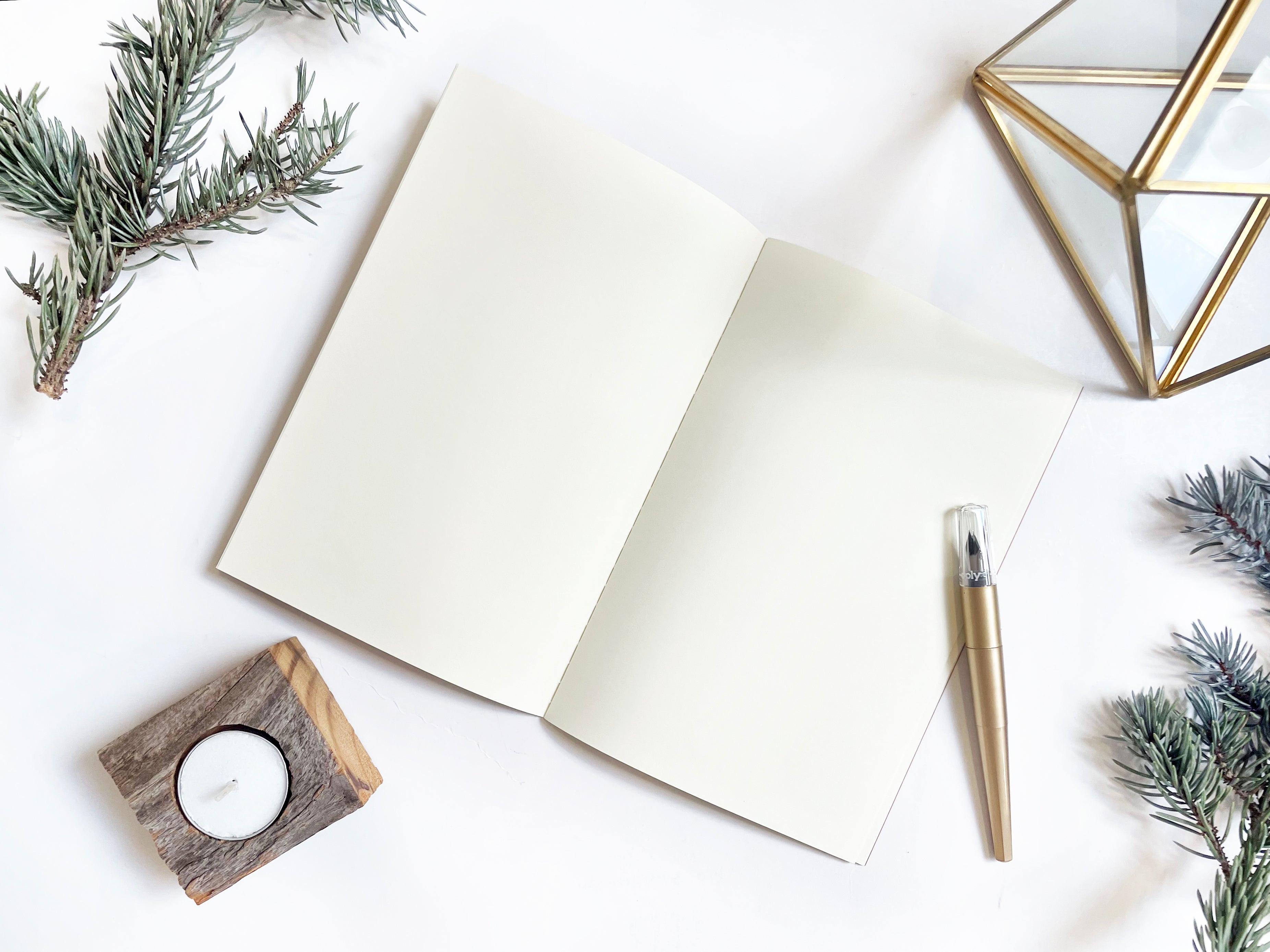 Blank Large B5 Saddle Stitch Note Book