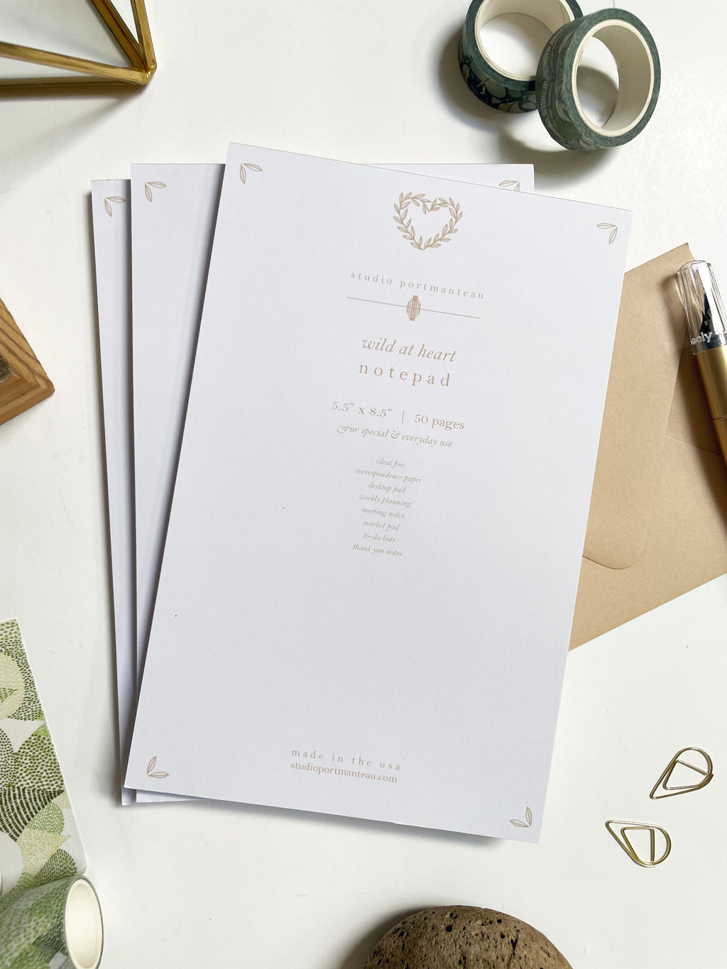 Wild at Heart Notepad