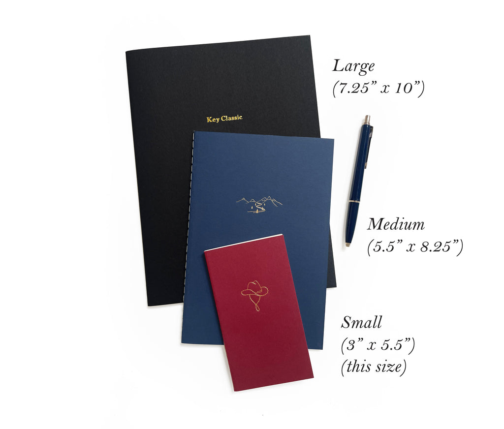 Cowboy Hat Mini Saddle Stitch Notebook