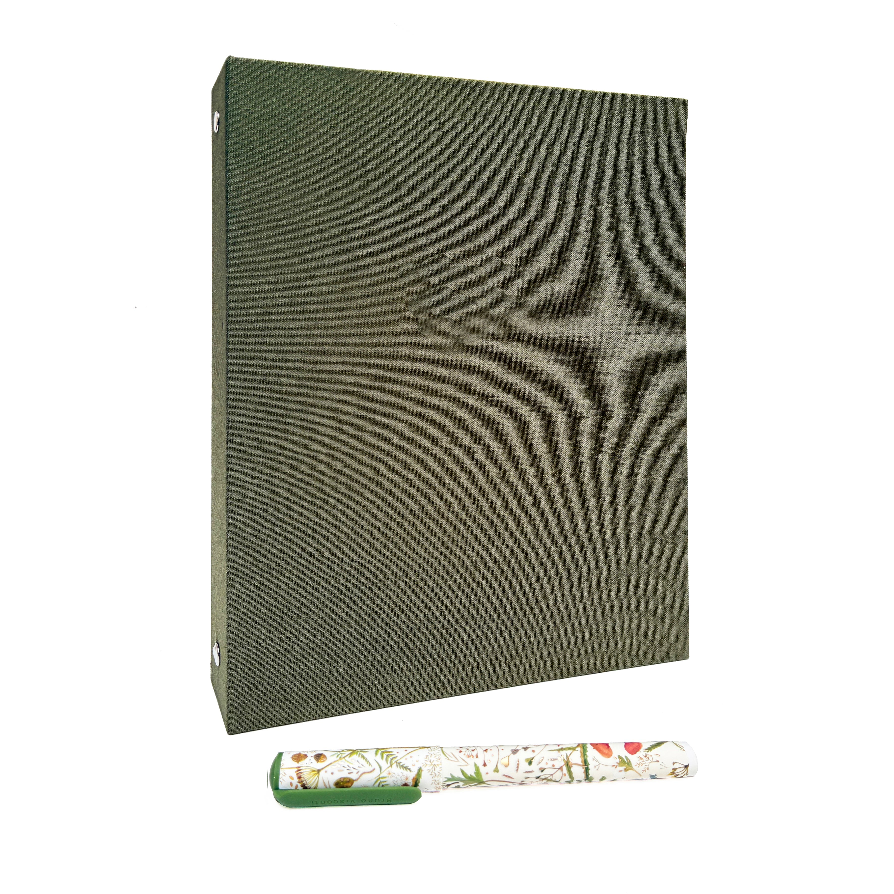 Linen 3-Ring Binder | Half-Letter Size Hardcover Binder