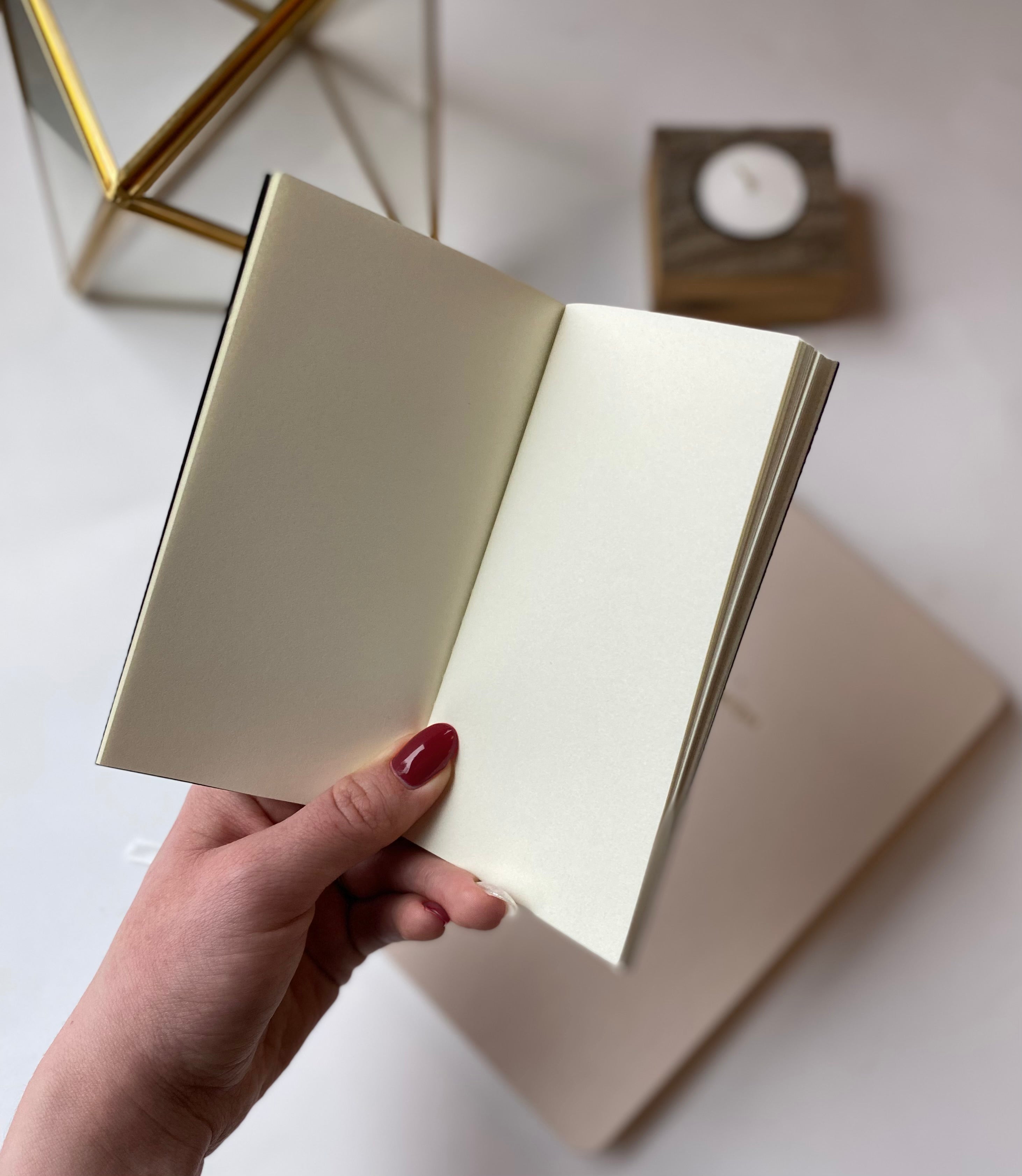 Blue Spruce Mini Saddle Stitch Notebook | Pine Tree Notebook