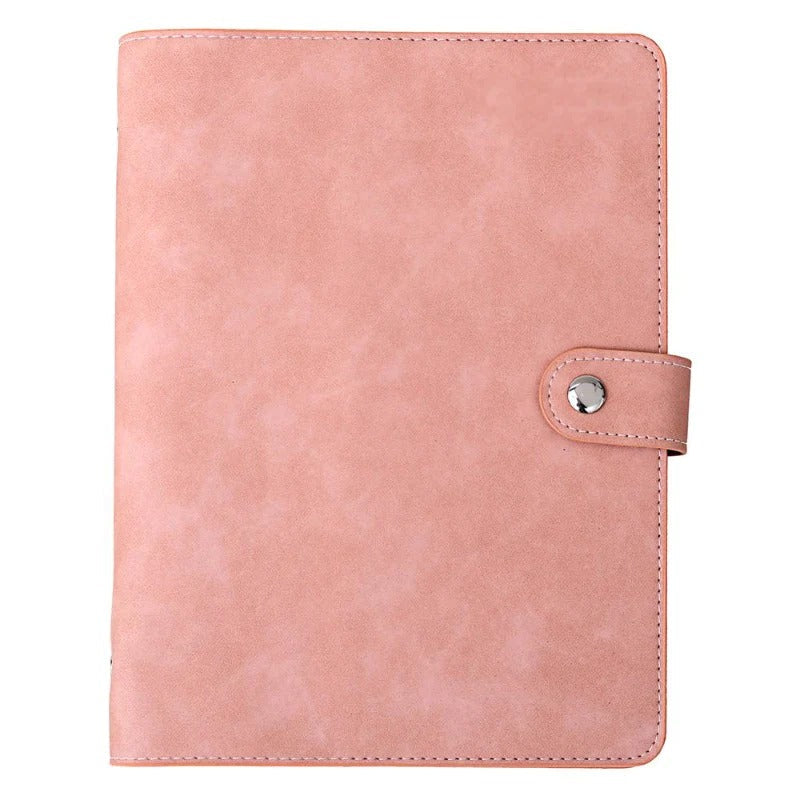 Vegan Leather Organizational Notebook A5 | Journal with Zipper Pouch & Pen