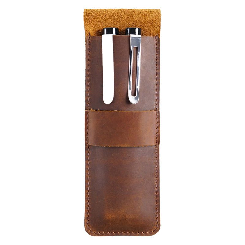 Paiman Leather Pen Holder | Handmade Full Grain Fountain Pen Pouch