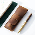 Paiman Leather Pen Holder | Handmade Full Grain Fountain Pen Pouch