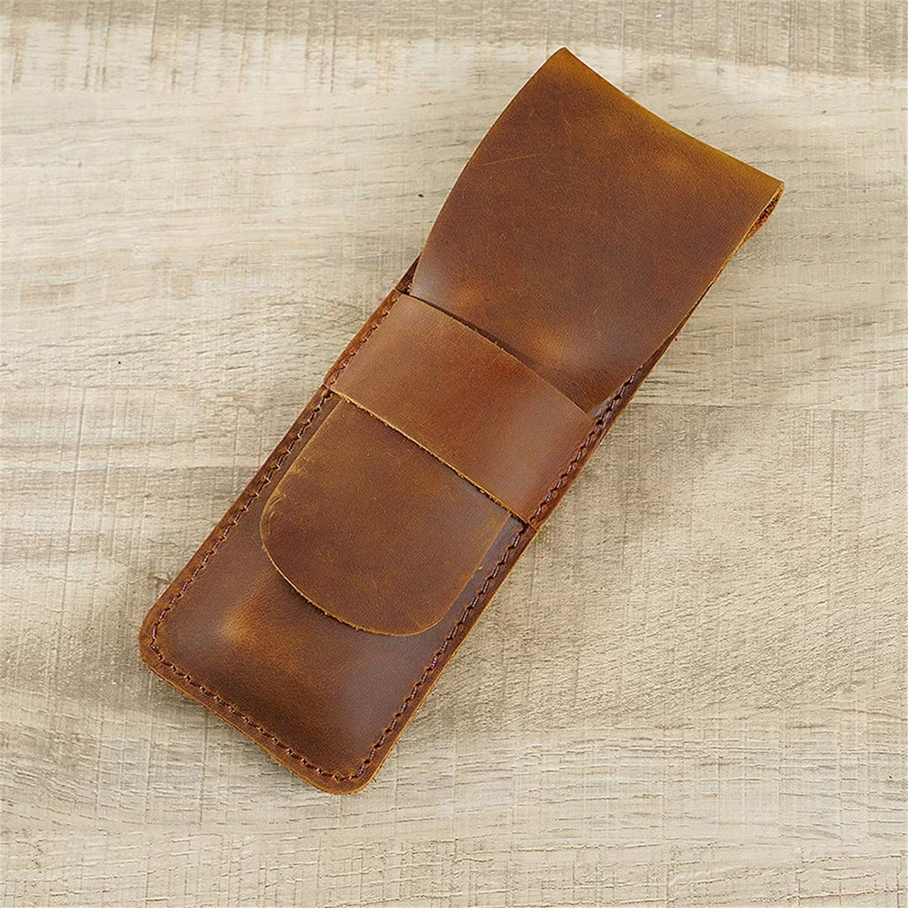 Paiman Leather Pen Holder | Handmade Full Grain Fountain Pen Pouch