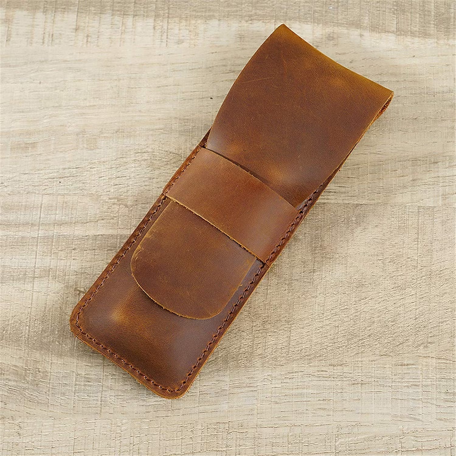 Paiman Leather Pen Holder | Handmade Full Grain Fountain Pen Pouch