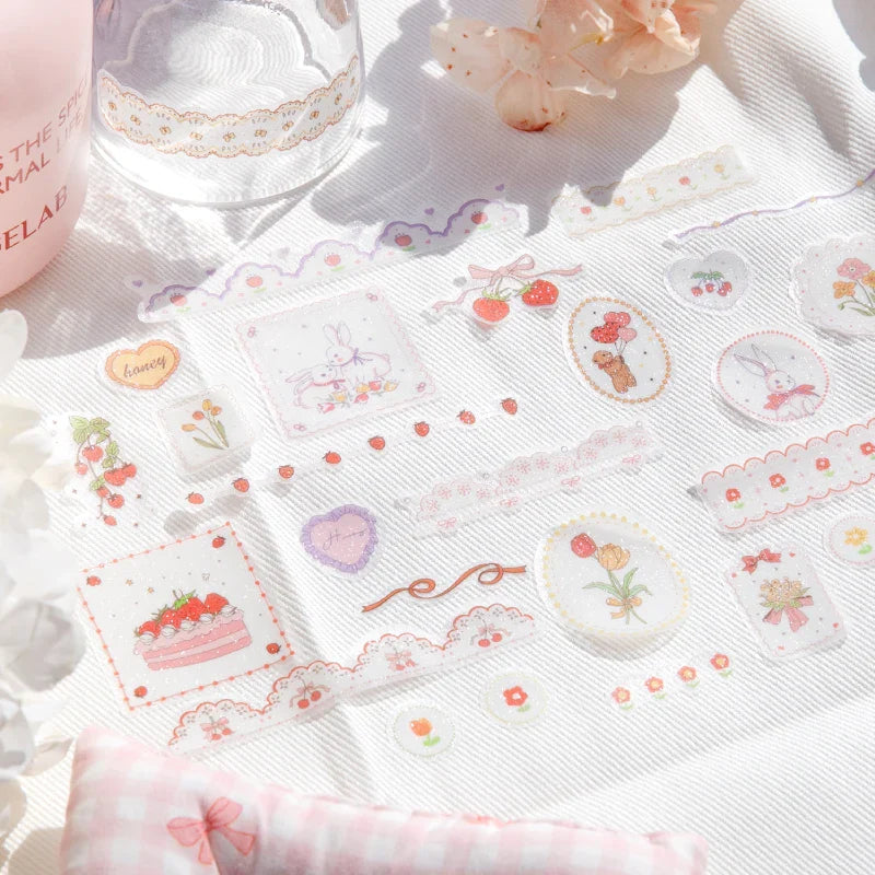 Dessert Strawberry Washi Tape Set