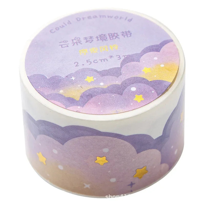Kawaii Gradient Clouds Washi Tapes