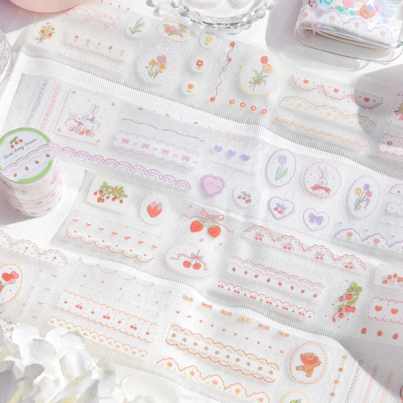 Dessert Strawberry Washi Tape Set