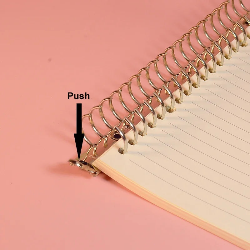 Stainless Steel Ring Binder Clips for Notebooks & Journals
