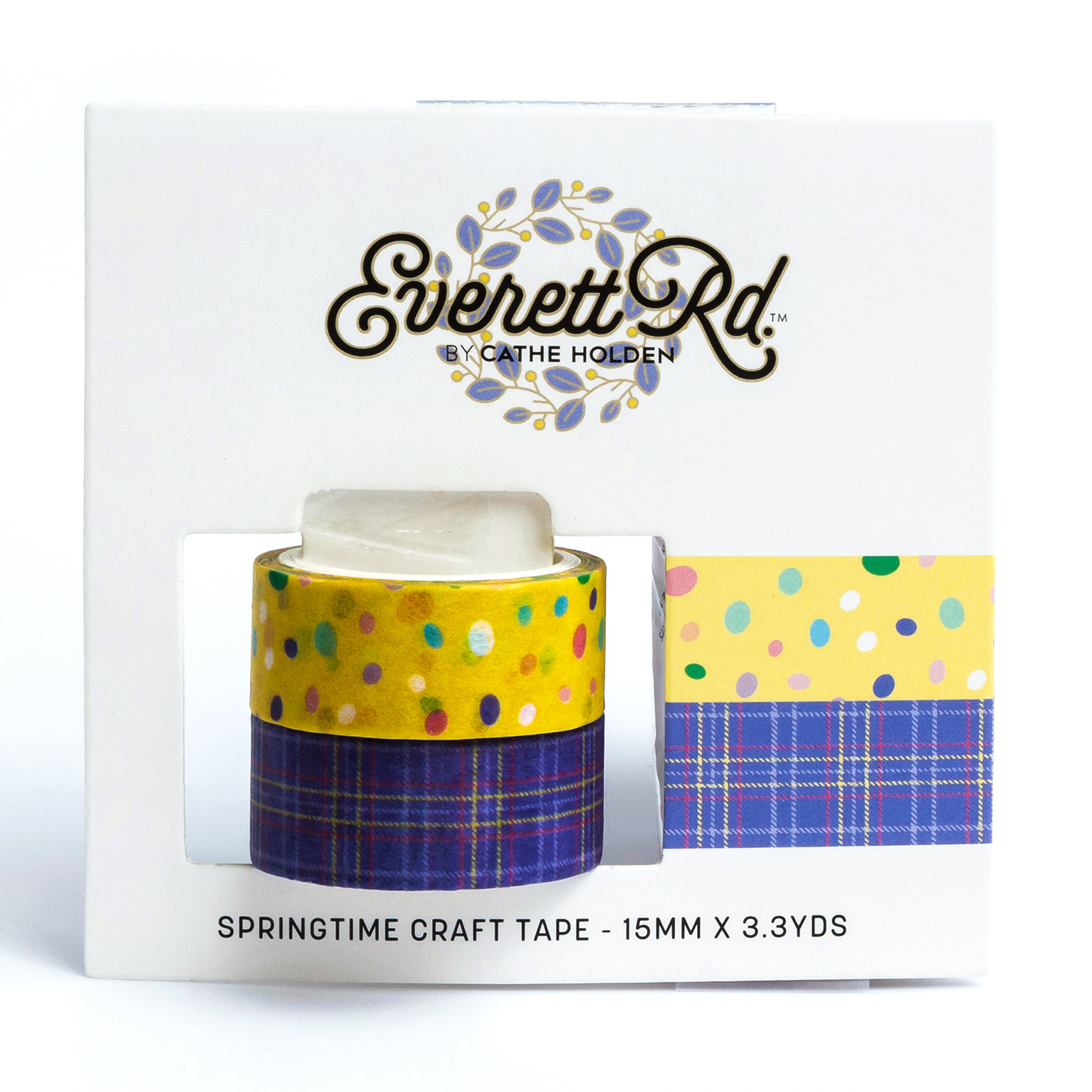 Pastel Spring Washi Tape Set – Everett Rd. by Cathe Holden (2-Pack)