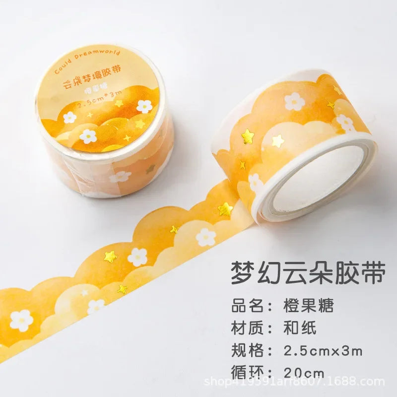 Kawaii Gradient Clouds Washi Tapes