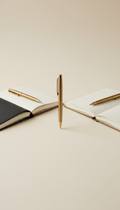 Brass precision pen with lacquered finish
