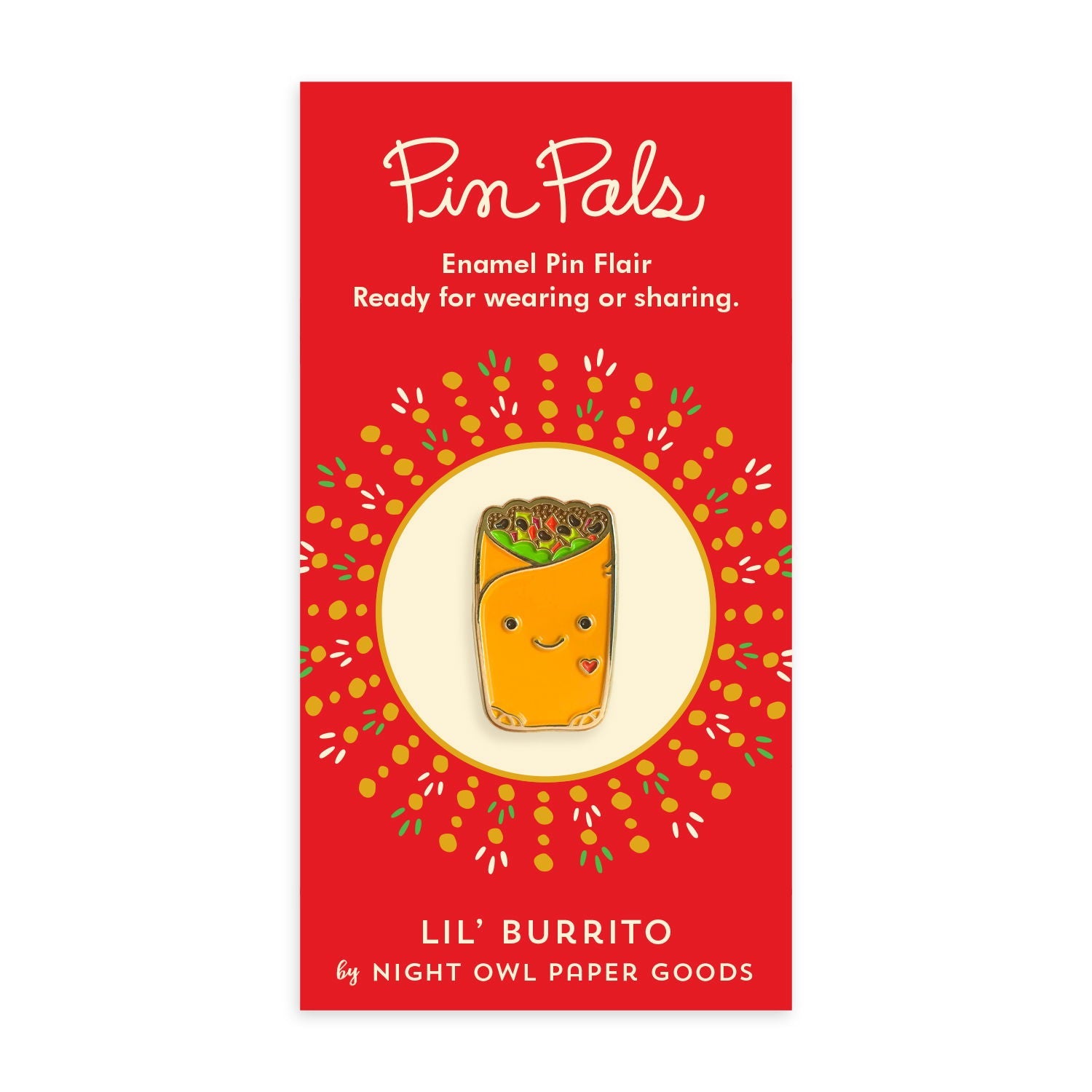 Lil' Burrito Enamel Pin