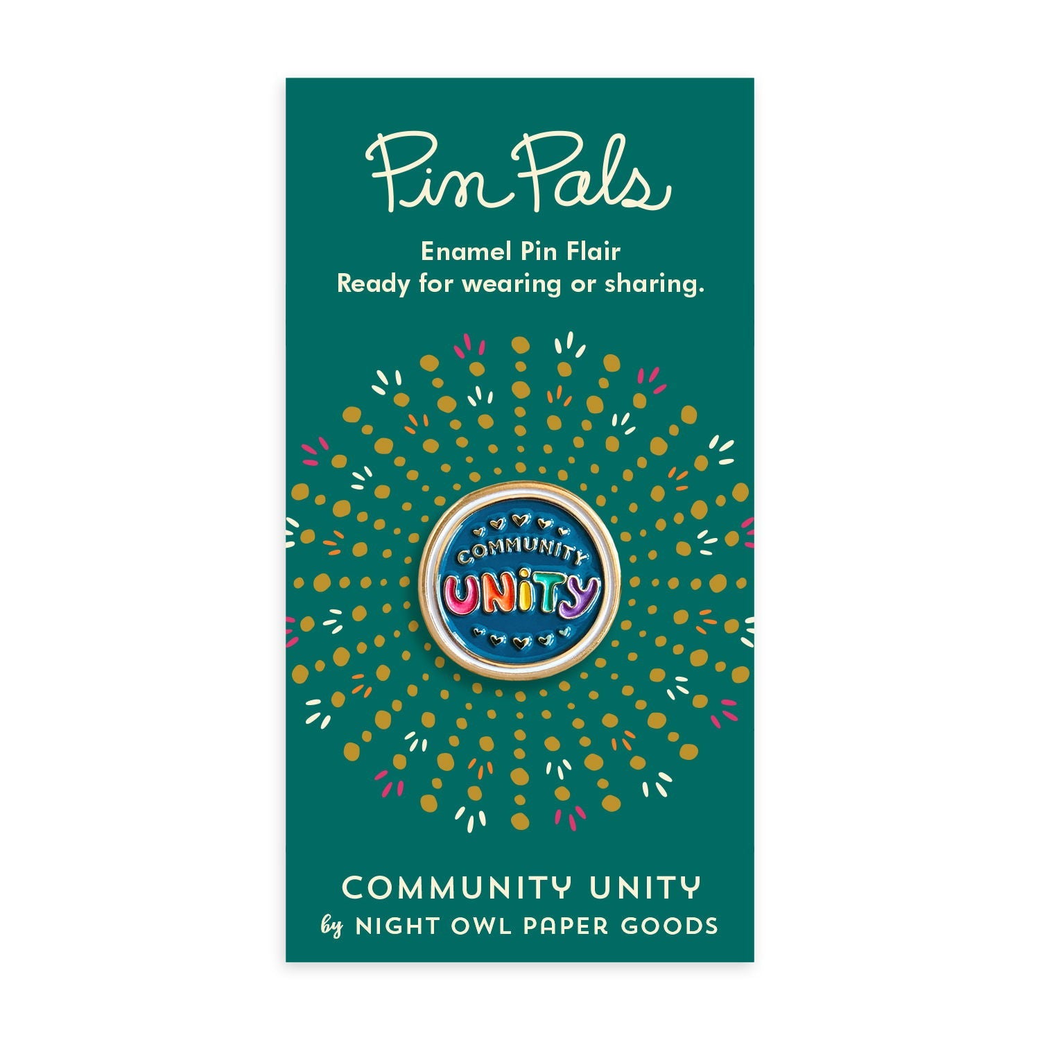 Unity Blue Enamel Pin