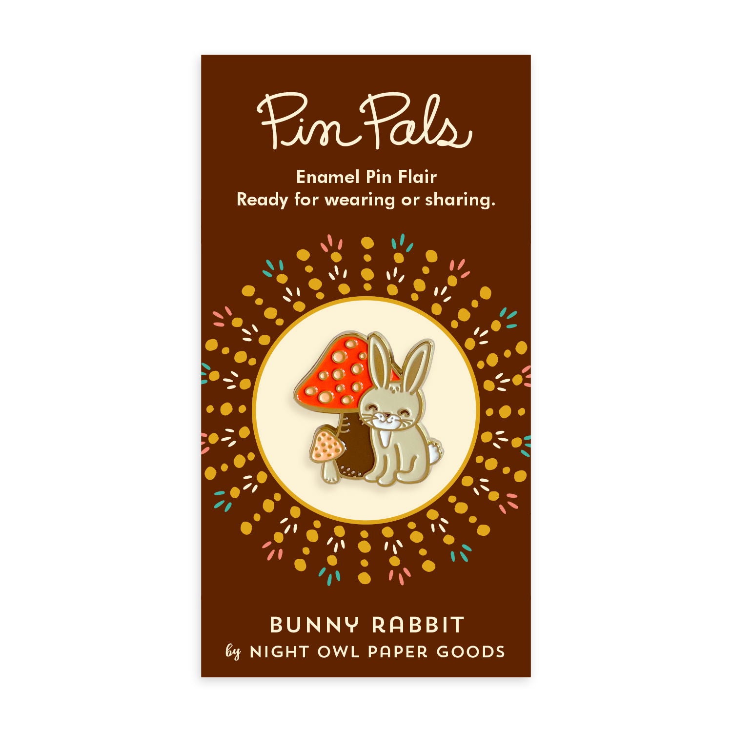 Bunny Rabbit Enamel Pin