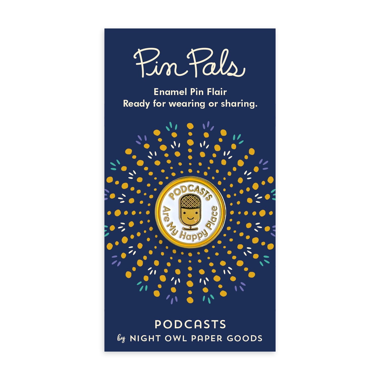 Podcasts Enamel Pin