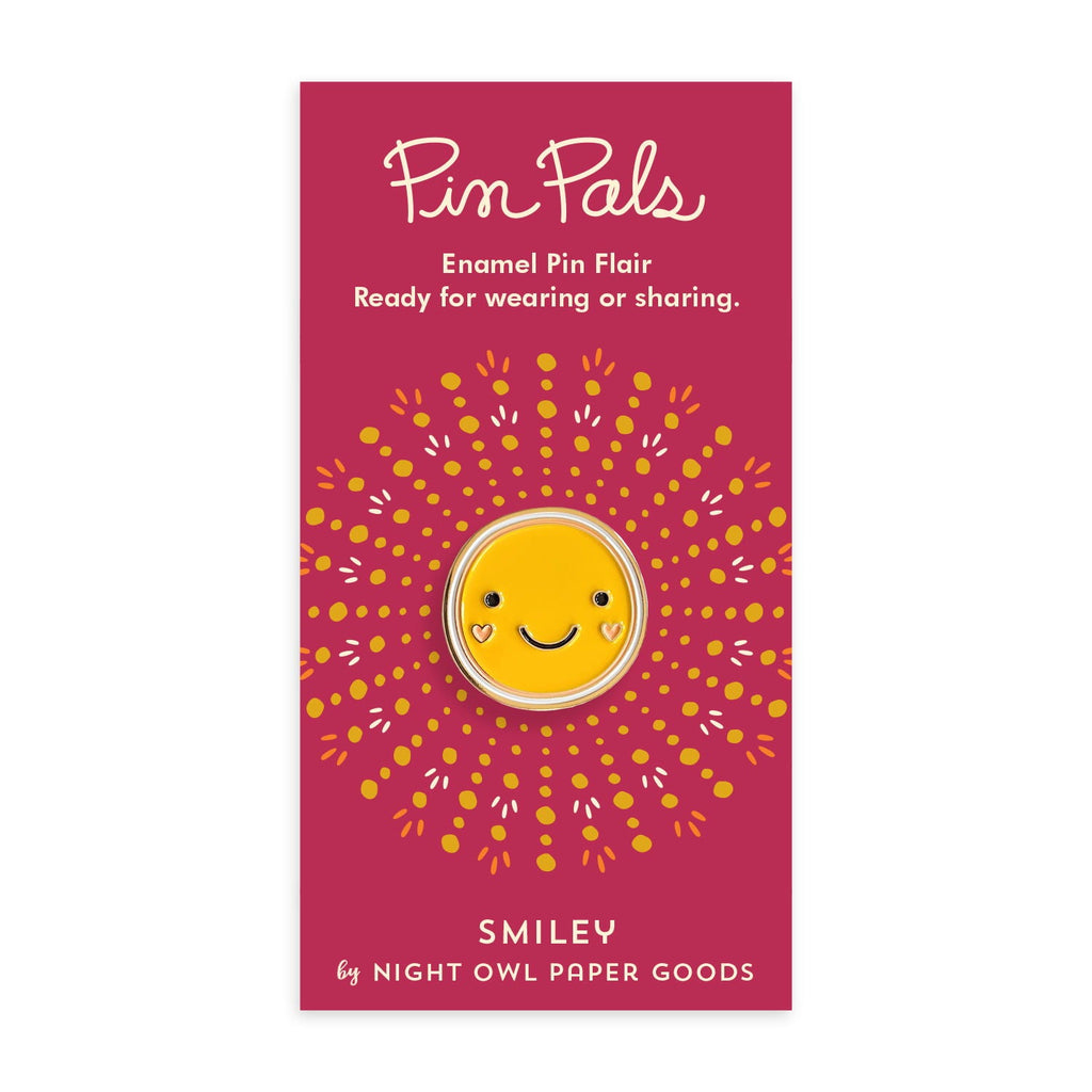 Smiley Enamel Pin
