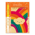 Good Vibes Wood Mini Notepad + Pen Gift Set