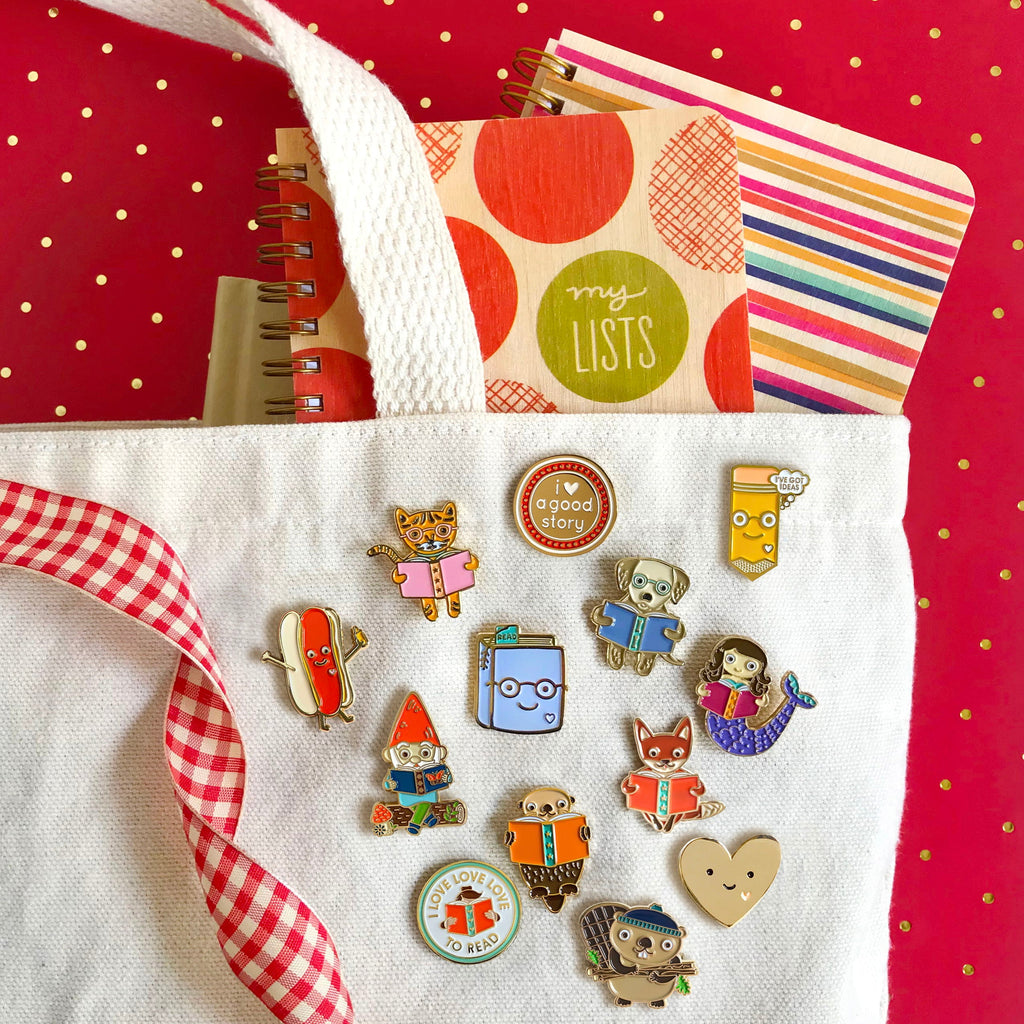Reading Fox Enamel Pin