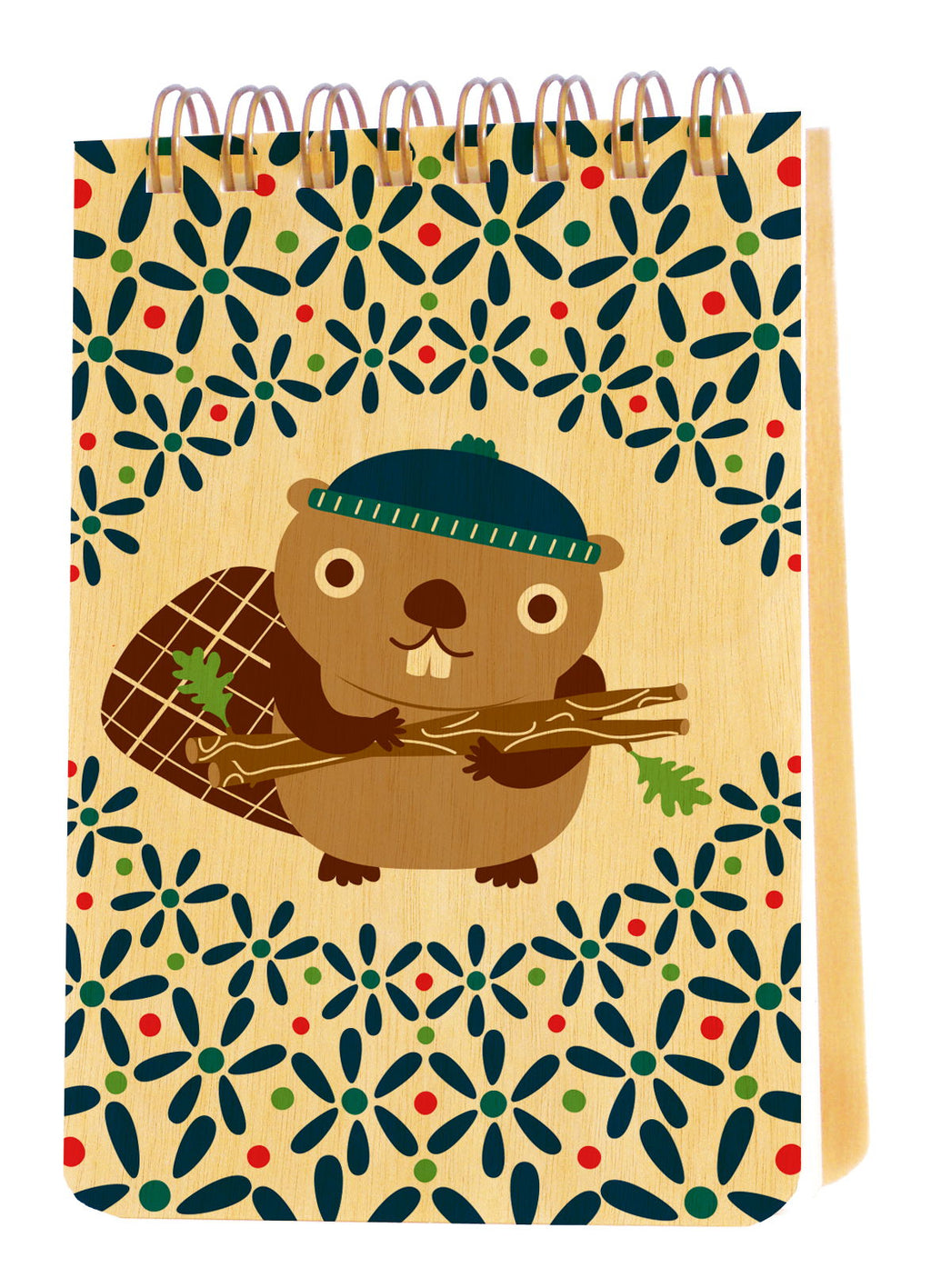 Beaver Wood Mini Notepad