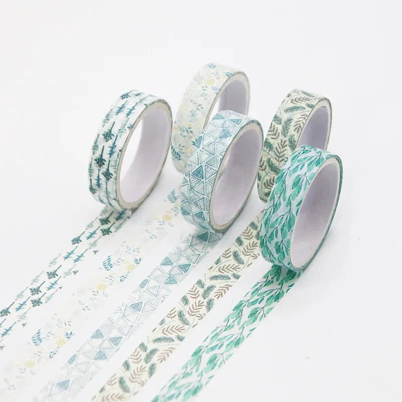 Kawaii Washi Tape Set - 5 Rolls
