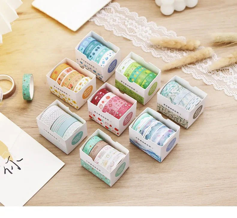 Kawaii Washi Tape Set - 5 Rolls