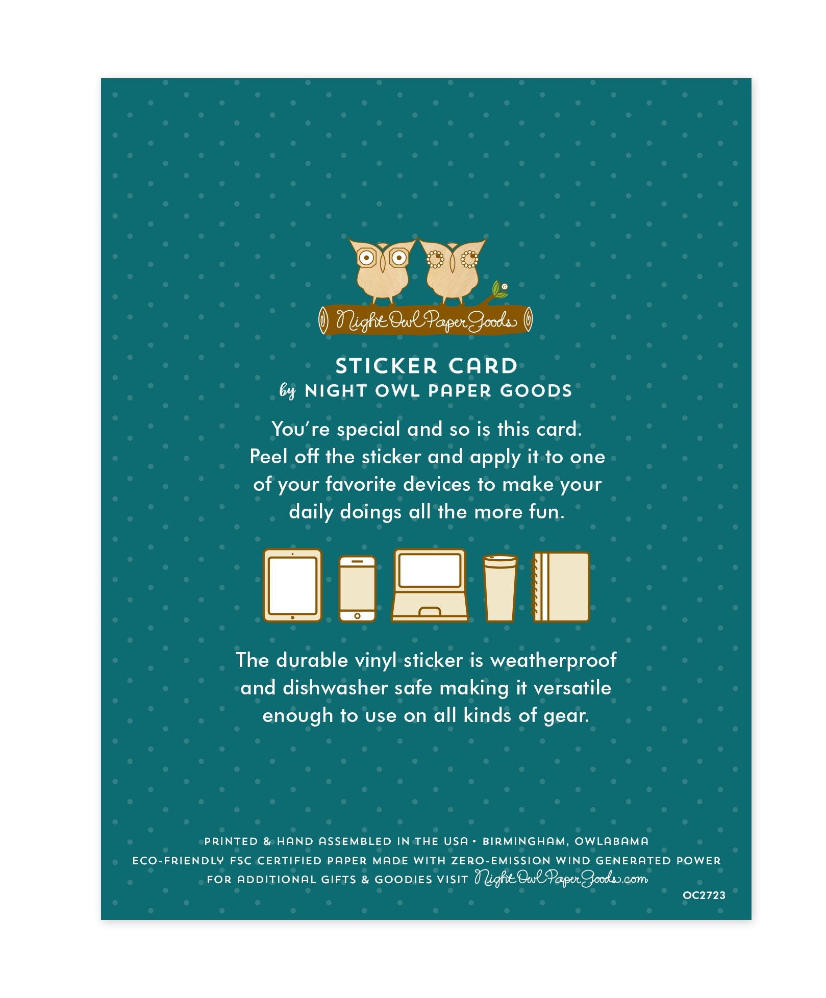 Book Birthday Sticker Birthday Card