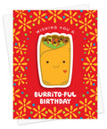 Burrito-ful Birthday Sticker Birthday Card