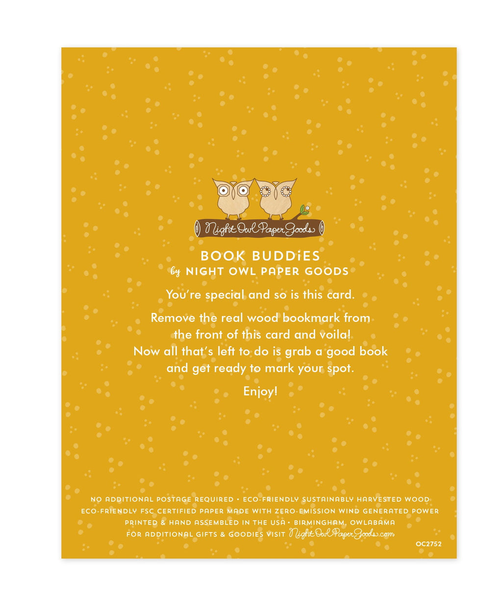 Easy Birthday Snail Bookmark Birthday Card