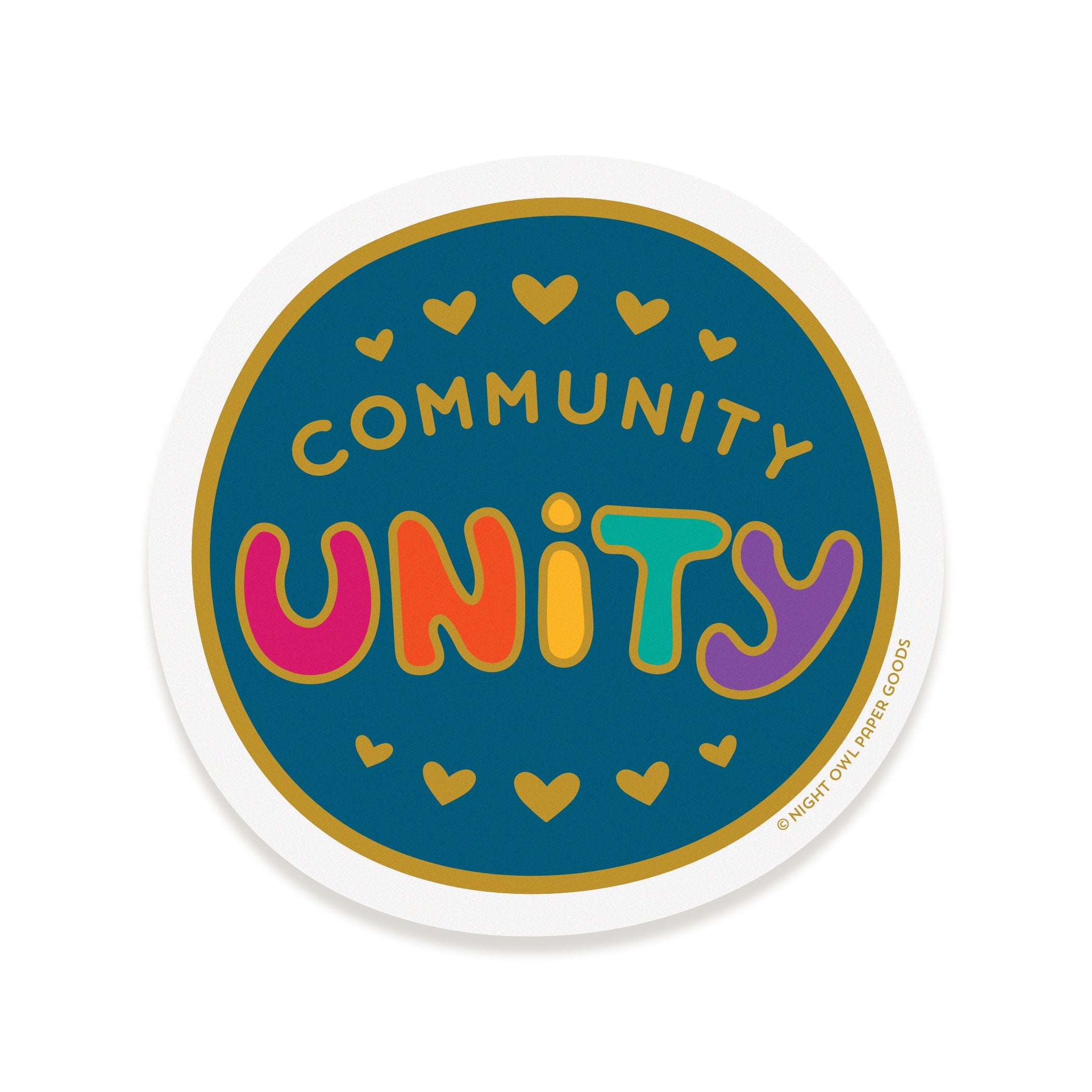 Unity Colors Vinyl Sticker