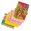 Reusable Sari Silk Furoshiki Gift Wrap & Head Scarf
