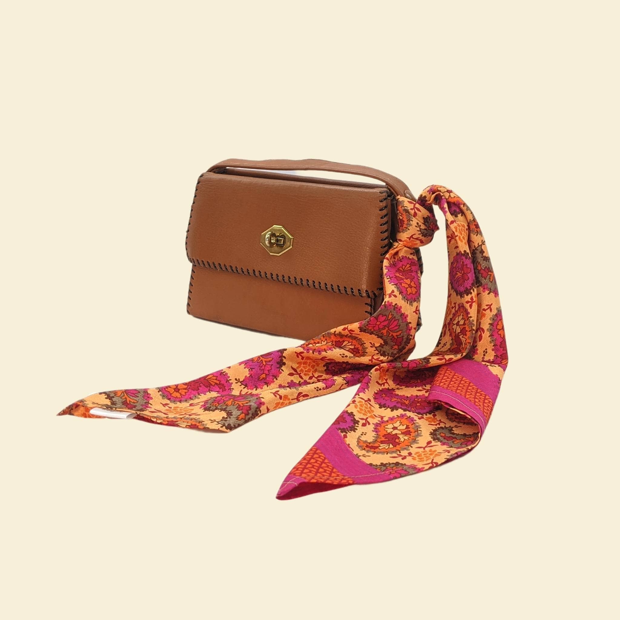 Reusable Sari Silk Furoshiki Gift Wrap & Head Scarf