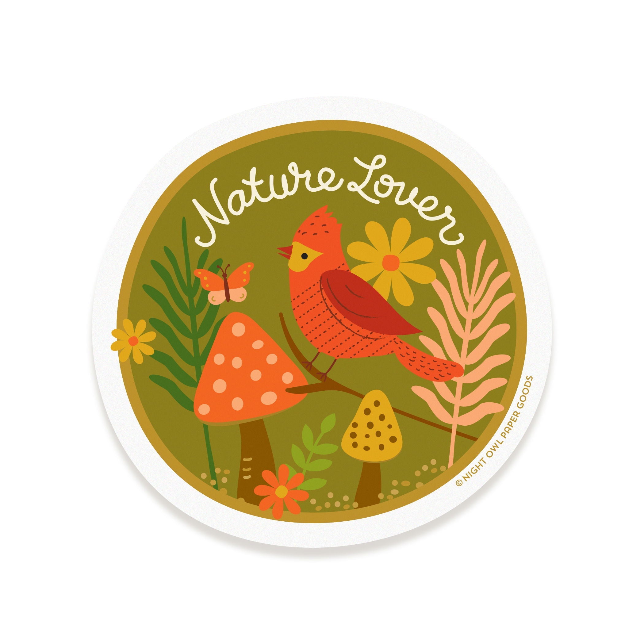 Nature Lover Vinyl Sticker