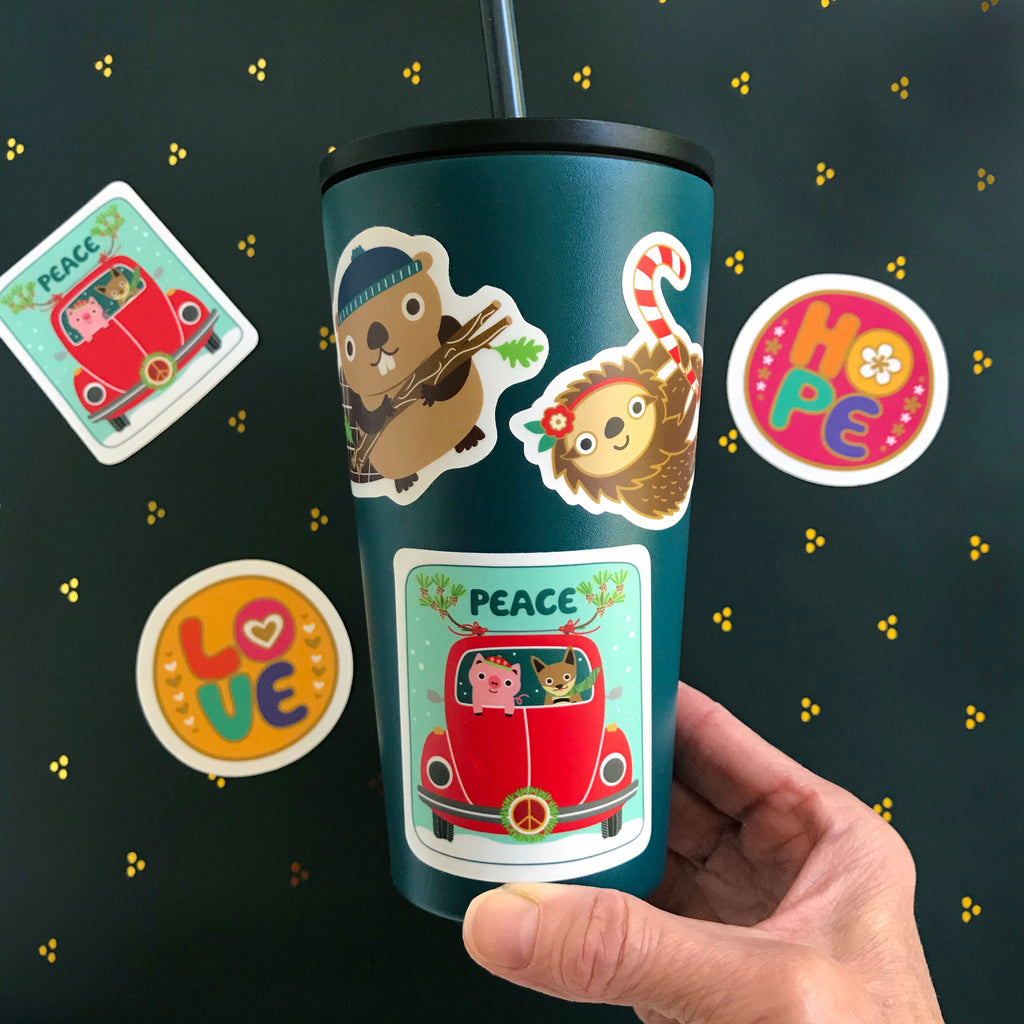 Hot Cocoa Vinyl Sticker