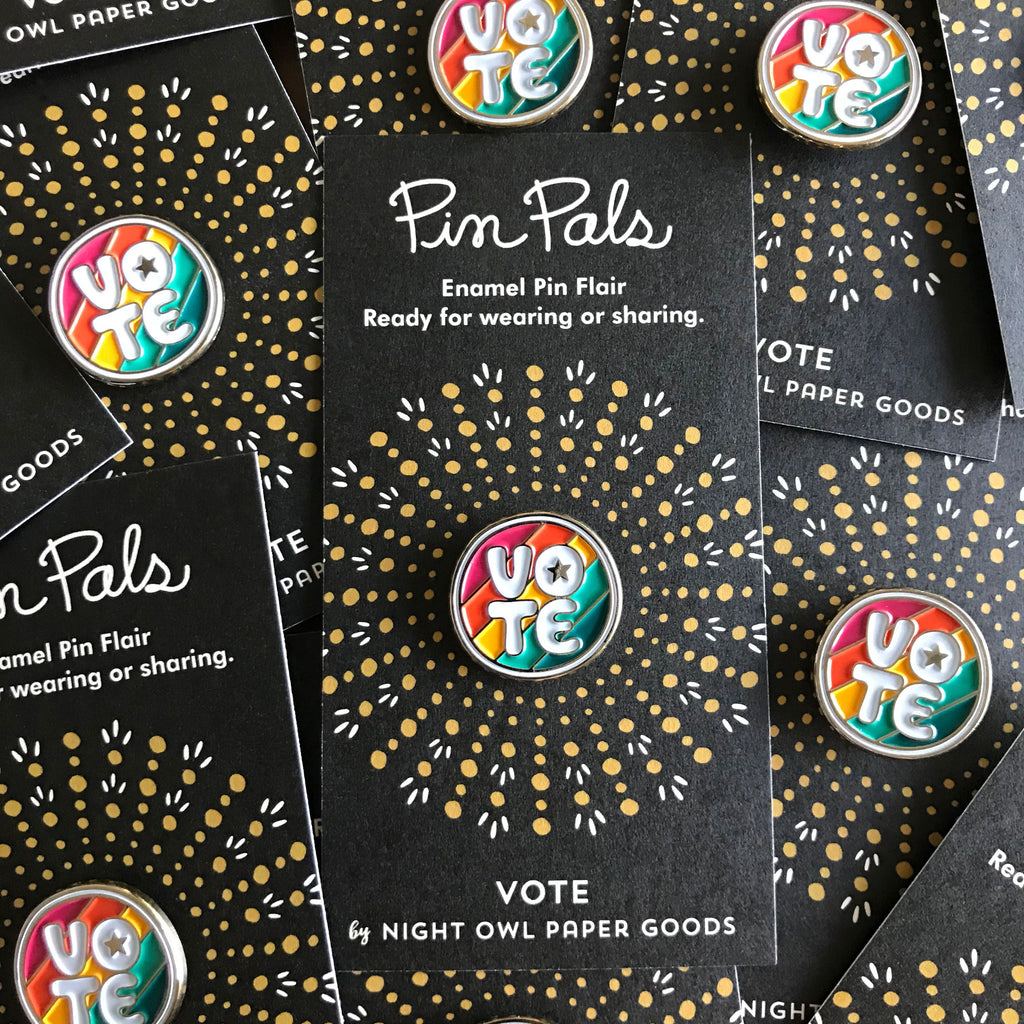 Vote Enamel Pin